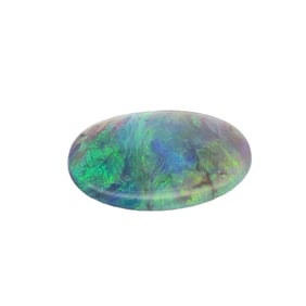 3.39ct Lightning Ridge Oval Crystal Opal
