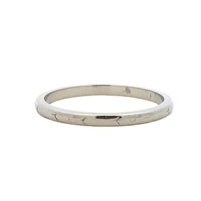 Estate Band Ring in 18K White Gold