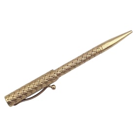 1930s Tiffany and Co. 14K Gold Purse Size Pen