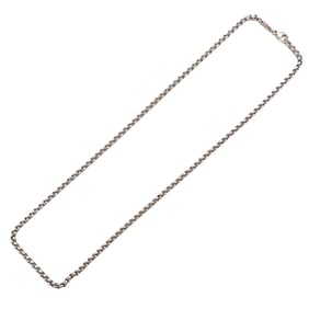 Chopard Rolo Link Chain in 18K White Gold