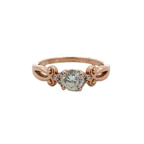 Diamond Ring in 14K Rose Gold