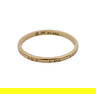 Circa 1920s Art Deco Etched Wedding Band Ring in 14K Gold