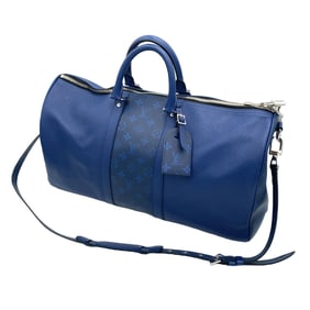 Louis Vuitton Keepall Bandoulière 50 Taigrama Leather Travel Bag