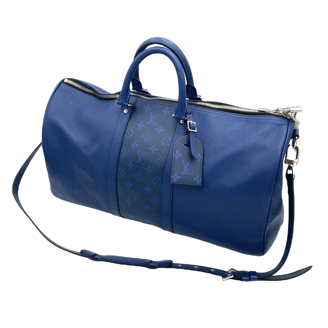 Louis Vuitton Keepall Bandoulière 50 Taigrama Leather Travel Bag (1 of 9)