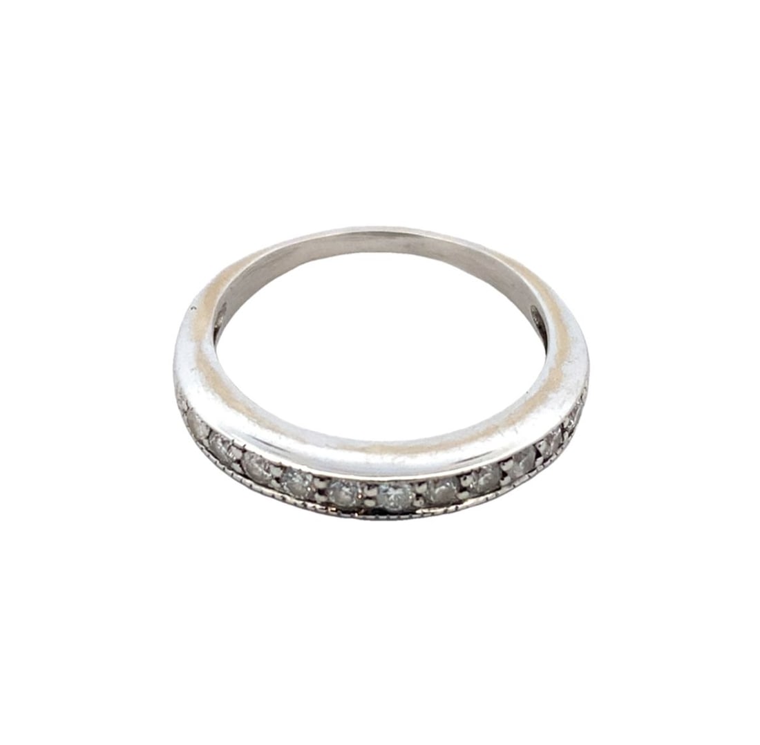 1990s 0.25 Carat Diamond and 14K Gold Eternity Band Ring (1 of 5)