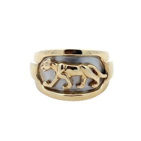 Panther Ring in 14 Karat Gold