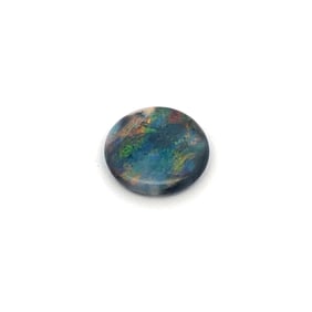 0.66ct Round Lightning Ridge Opal Gemstone
