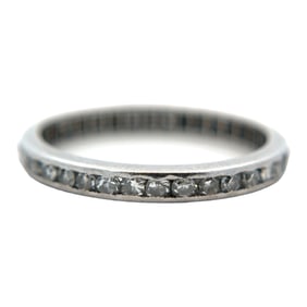Estate Diamond Eternity Band in Platinum