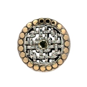 John Hardy Sterling Silver/18K Gold Ring