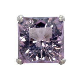Large Amethyst Cocktail Ring, Platinum