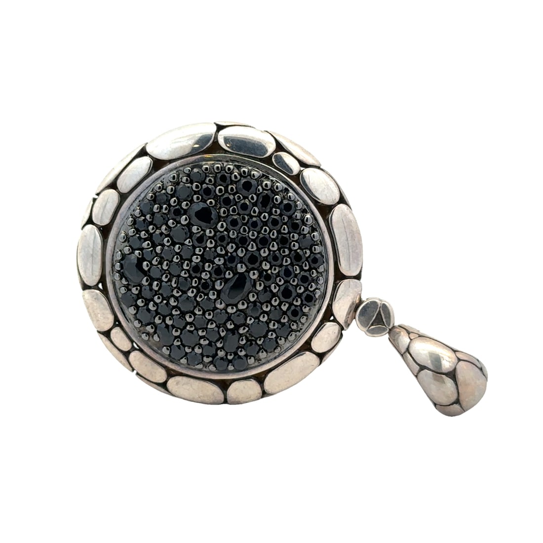 John Hardy Black Sapphire Kali Lavafire Enhancer Pendant in Sterling Silver (1 of 5)