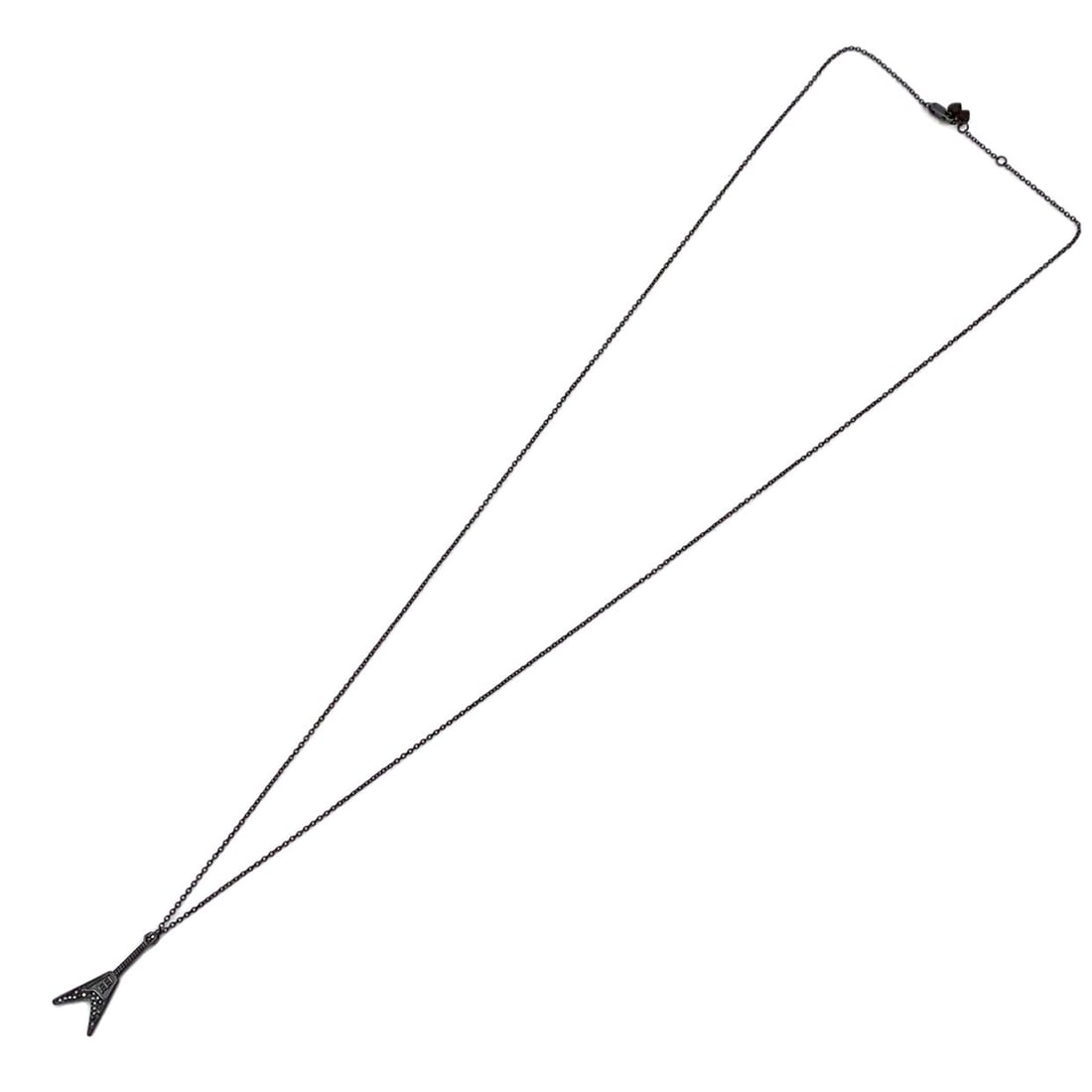 Zadig & Voltaire Guitar with Quartz Pendant Necklace in Sterling Silver (1 of 5)