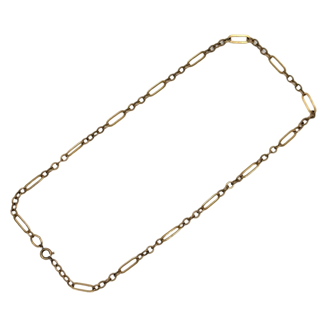 Vinatge Gold Filled Oval Link Pocket Watch Chain/Necklace (1 of 4)