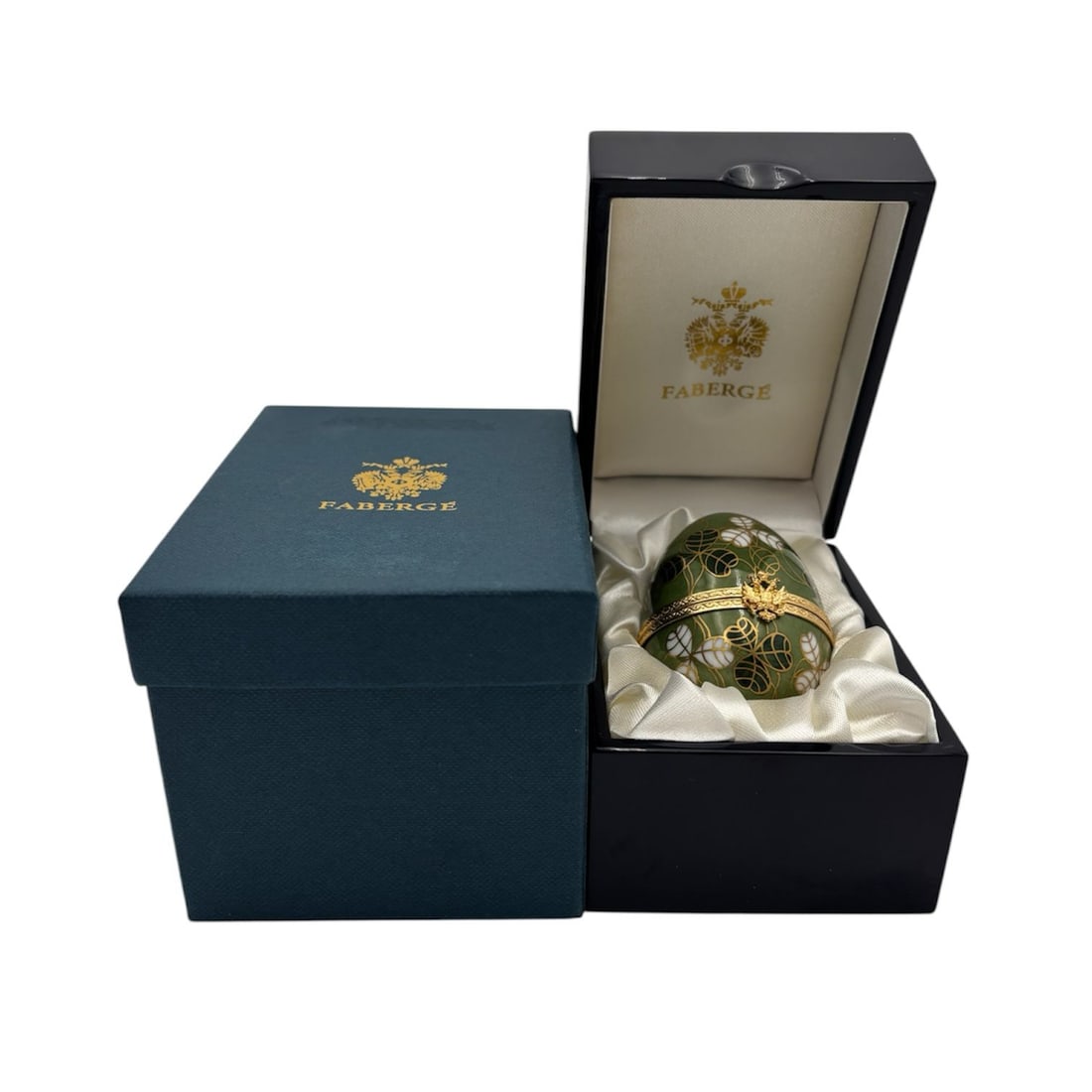 1885 Fabergé Imperial Collection Four-Leaf Clover Surprise Egg Collection (1 of 9)