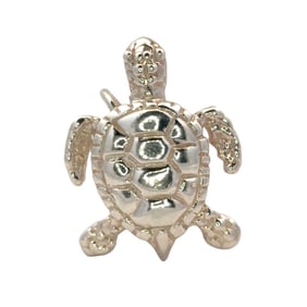 Sterling Silver Turtle Pendant