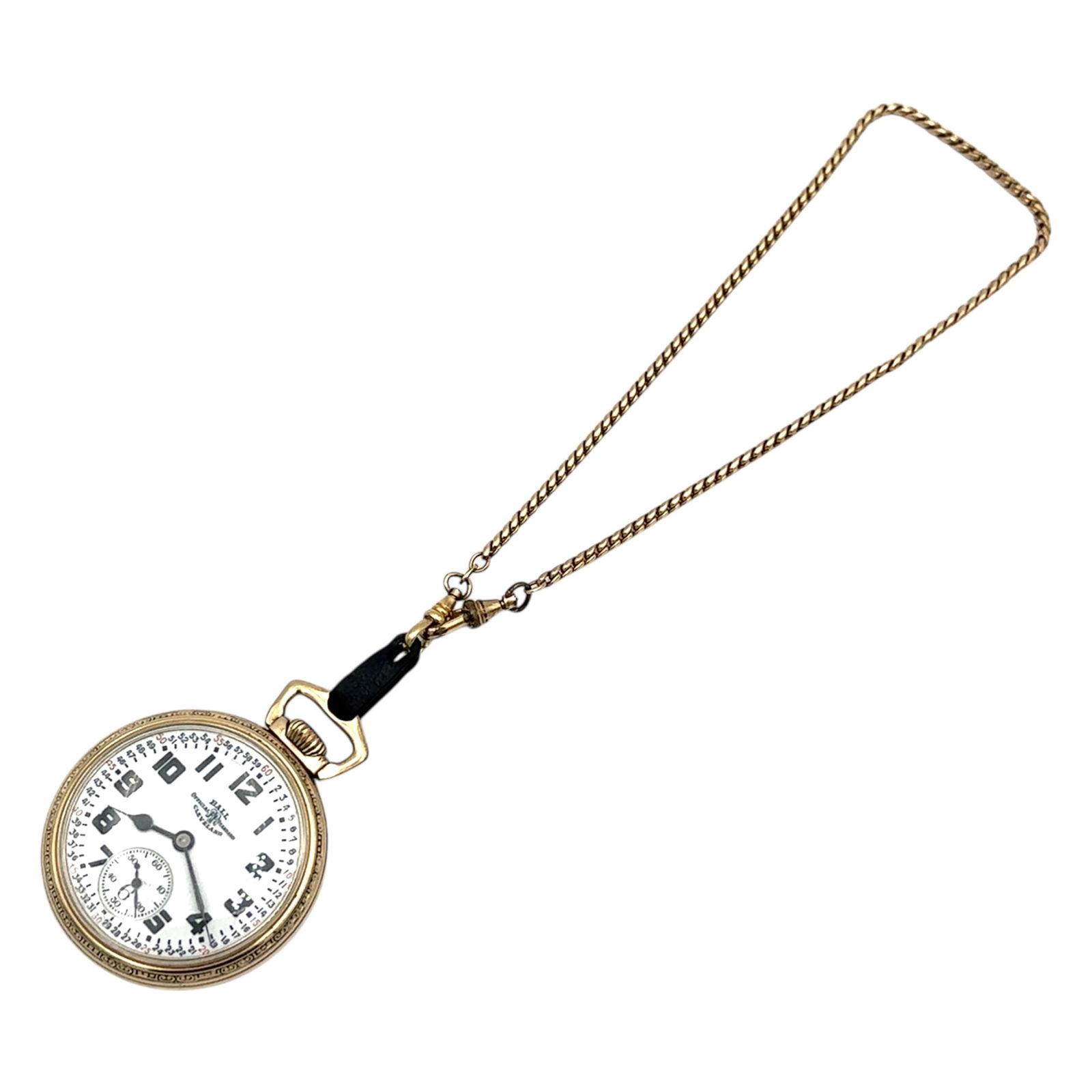 Ball 99B Railroad Standard Pocketwatch with Watch Fob in 10K GF (1 of 6)