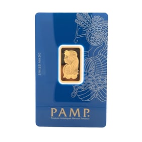 Swiss PAMP .999 Fine Gold Log Bar