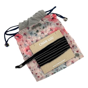 Chan Luu Woven Mesh Chain Ribbon Necklace