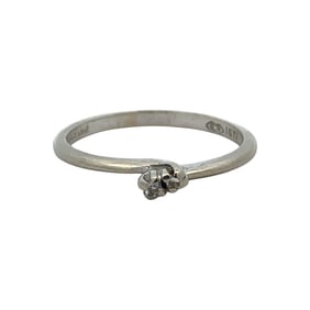 Diamond Accent Ring in 10K White Gold