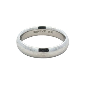 Designer Platinum Wedding Band Ring