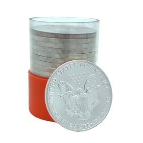 Lot of 19 Coin, 1987 United States US Walking Liberty Bald Eagle Silver Ounce Medal Coin