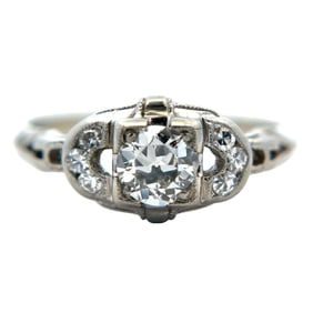 .50 Carat Diamond Ring in 14K White Gold