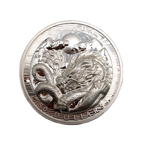 2024 Canada Extra High Relief (EHR) $50 Dollars Silver Coin, Year of Dragon