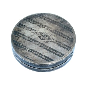 Antique Sterling Silver Powder Compact