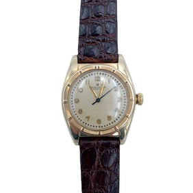 1940s Rolex Oyster Perpetual Ivory Dial Wristwatch