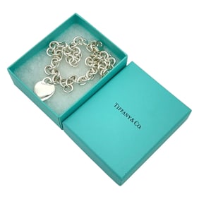 Tiffany & Co. Heart Tag Necklace in Sterling Silver