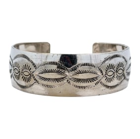 Native American Sterling Silver Cuff Bracelet