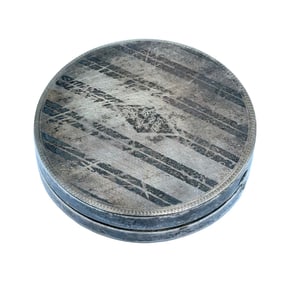 Antique Sterling Silver Powder Compact
