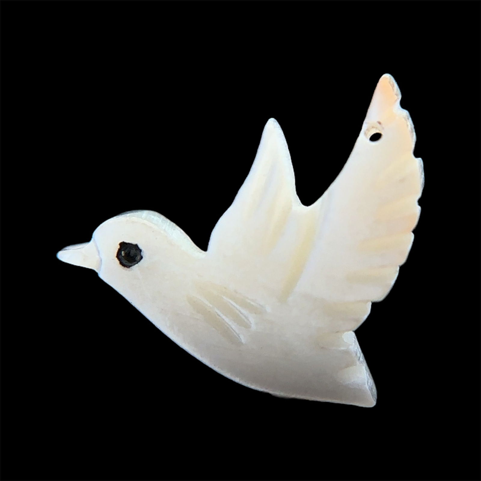 Mother of Pearl Dove Charm