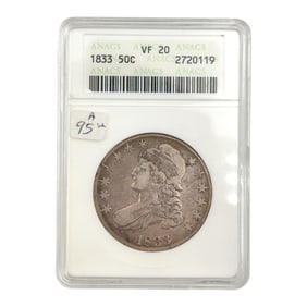 1883 Capped Bust Half Dollar