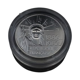 1986 100 Franc Republique Francaise Coin