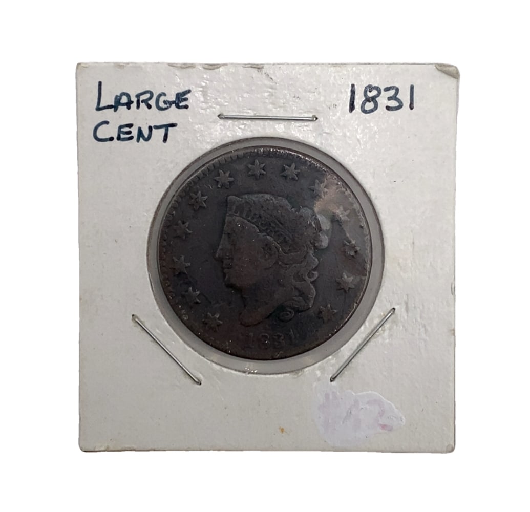 1831 Coronet Head Large Cent Coin (1 of 2)