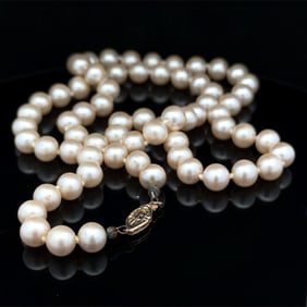 Pearl Strand with 14K Clasp