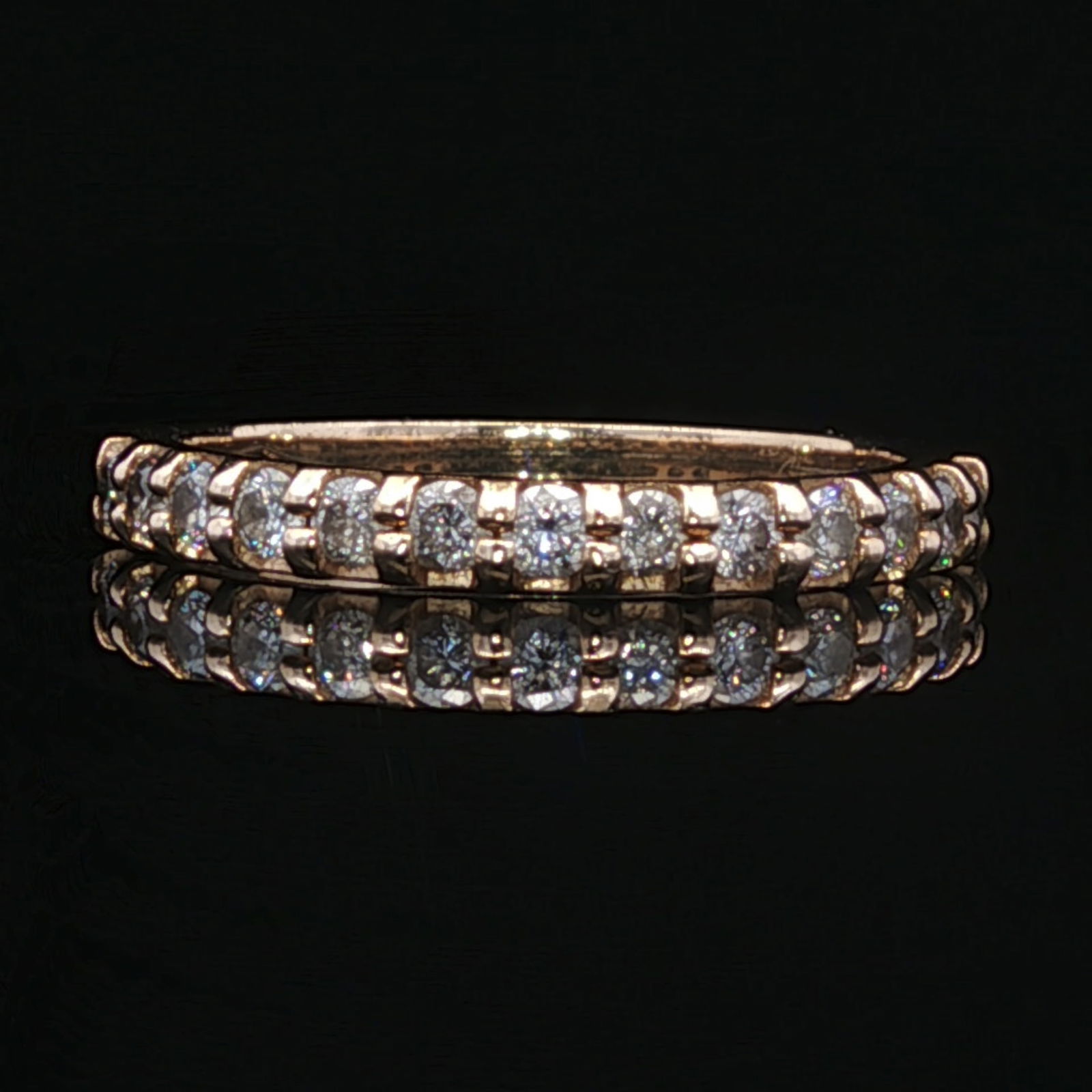14K Gold Diamond Band Ring (1 of 5)
