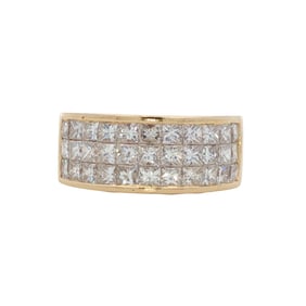 Diamond Band Ring in 18K Yellow Gold