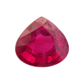 1.5ct Pear Cut Ruby Loose Gemstone
