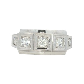 1950s Diamond Wedding Band