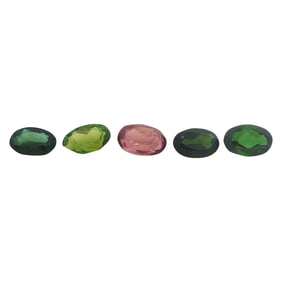 Lot of 5 Tourmaline Gemstones - 2.40cttw