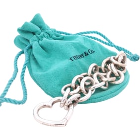 Tiffany & Co. Heart Clasp Spring Bracelet in Sterling Silver