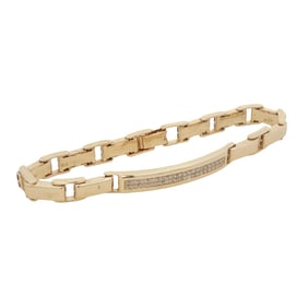 Diamond Bracelet in 14K Yellow Gold