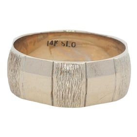 Unique Band Ring in 14K white Gold
