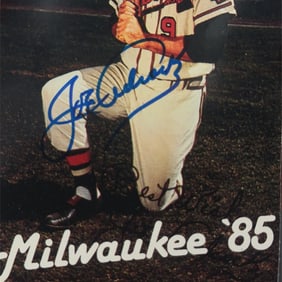 Joe Adcock Atlanta Braves Autograph Card