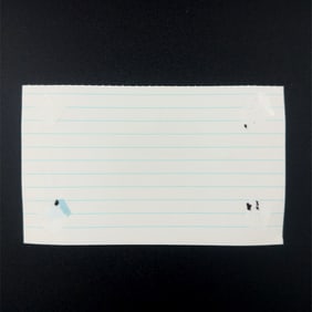 Jimmy Bloodworth Autographed Postcard