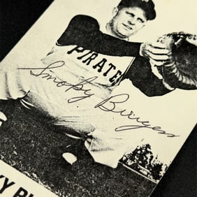 Smoky Burgess Pittsburgh Pirates Autographed Photo