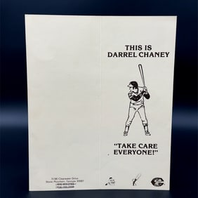 Darrel Chaney Autographed Magazine Page