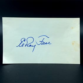 Roy Face Autographed Postcard